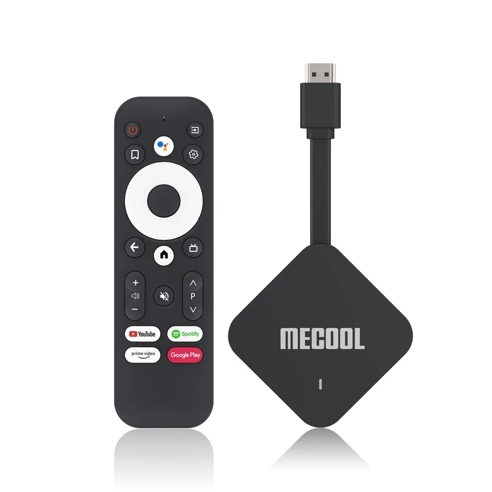 Certified Android Stick Amlogic S905Y4 4GB 32GB 5G WiFi 4K NetfIix EU Smart TV Stick with BT Voice Remote