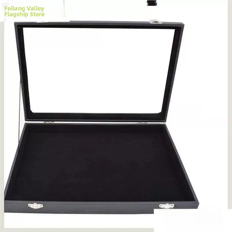 Velvet Jewelry Storage Box Small Display Case for Bracelets Rings Earrings Covered Design Korean Style Home Organization Box