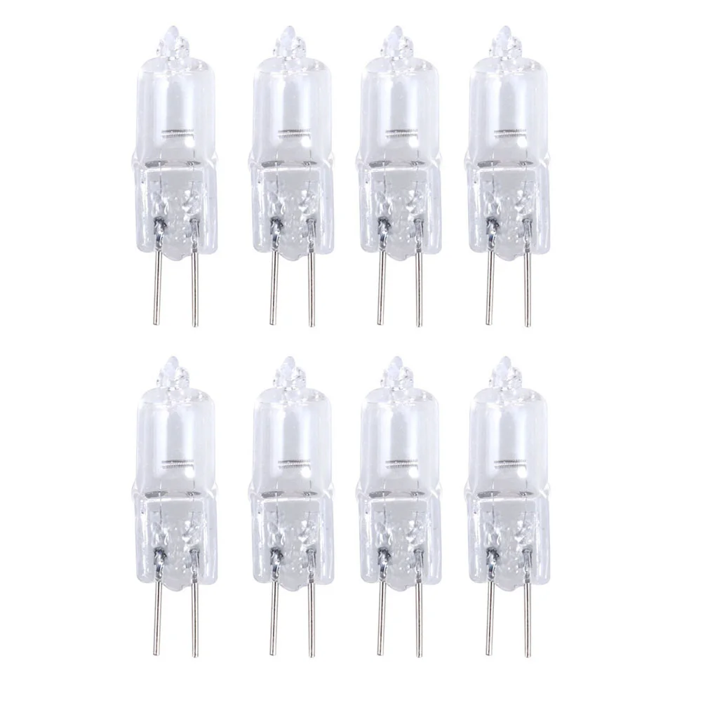 

20 Pcs 20W 12V G4 Base Bi-Pin Crystal Lamp Halogen Bulbs for Cabinet Lighting Spotlight