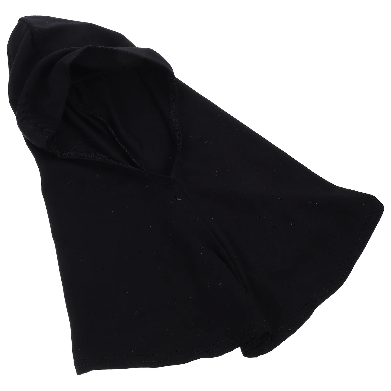 

Women's Black 35x24cm Adjustable Inner Hijab Cap Full Cover Lightweight Seamless Design Hijab Neck Cover Scarf Wrap for Ramadan