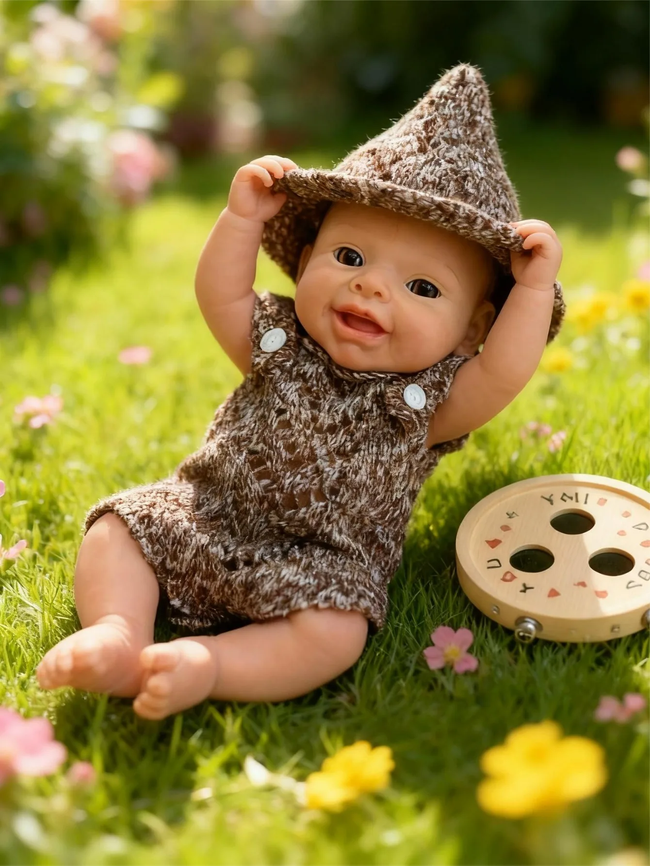 

Новая 10-дюймовая силиконовая кукла для всего тела, милая кукла для новорожденных девочек, лучше всего подходит для детей, подарки на Рождество/день рождения