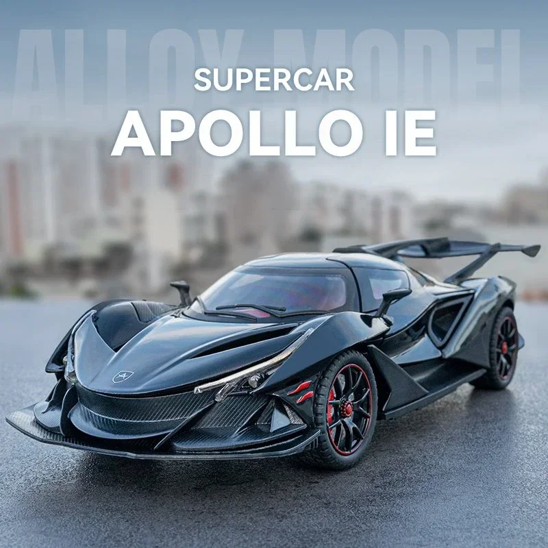 

1:24 Apollo IE Intensa Emozione Alloy Car Diecasts & Toy Vehicles Car Model Sound and light Pull back Car Toys For Gifts