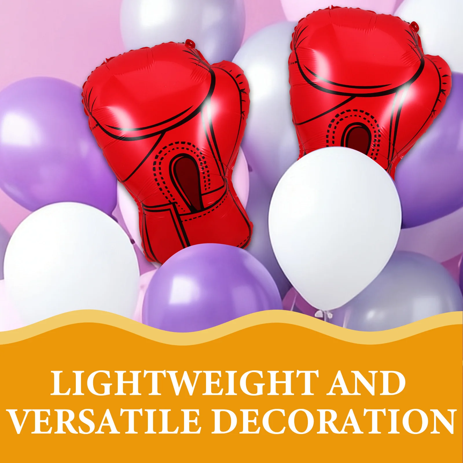 ลูกโป่งรูปถุงมือชกมวย 6 ชิ้น แบบเป่าลมเหมือนจริง สำหรับงานปาร์ตี้วันเกิด งานปาร์ตี้เด็ก ตกแต่งงานปาร์ตี้ ลูกโป่งรูปถุงมือ