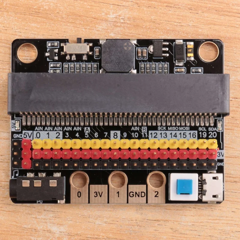 Плата расширения Micro-Bit IOBIT V2.0, адаптер, щиток с зуммером для программирования графики BBC Micro:Bit Kids Python