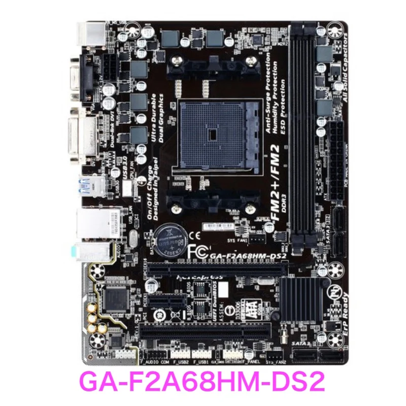 

Suitable For Gigabyte GA-F2A68HM-DS2 Desktop Motherboard DDR3 FM2+ M-ATX Mainboard 100% Tested OK Fully Work