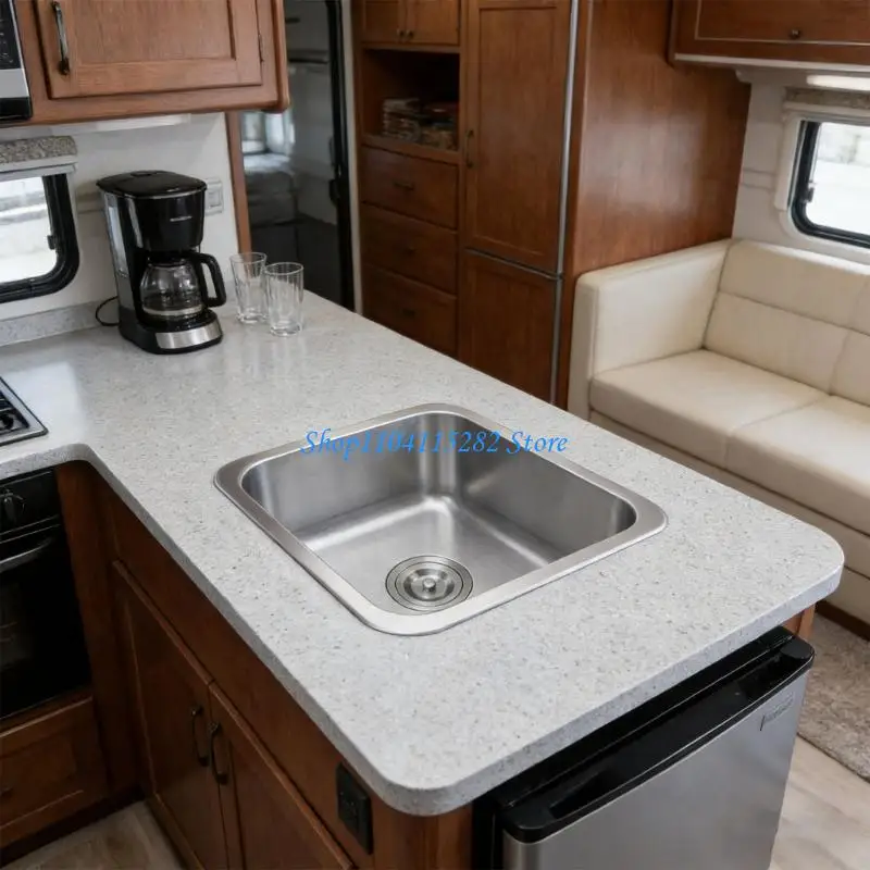 

Функциональная раковина из нержавеющей стали со звукоизоляцией для кемперов и яхт с полным комплектом выпускного отверстия 110