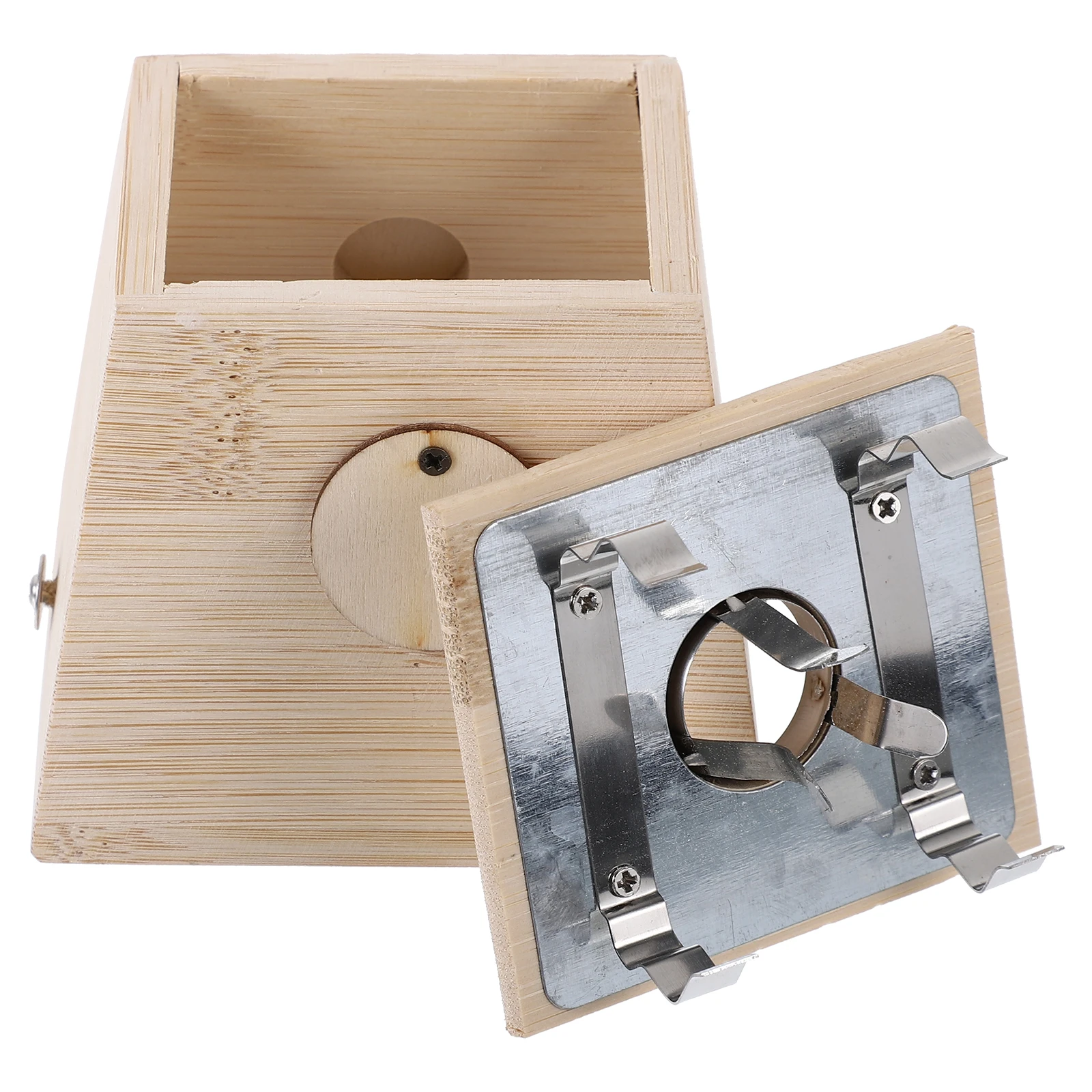

1Pc Bamboo Moxibustion Box Temperature Control Health Moxibustion Treatment Box for Spa Home (Single Hole)