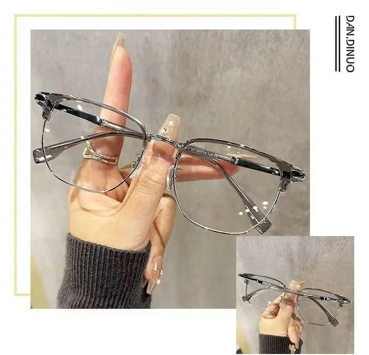 2026 Neue Unisex-Lesebrille: Vielseitige, modische Anti-Blaulicht-Brille mit Augenbrauenrahmen, 1 Stück – Detail 11