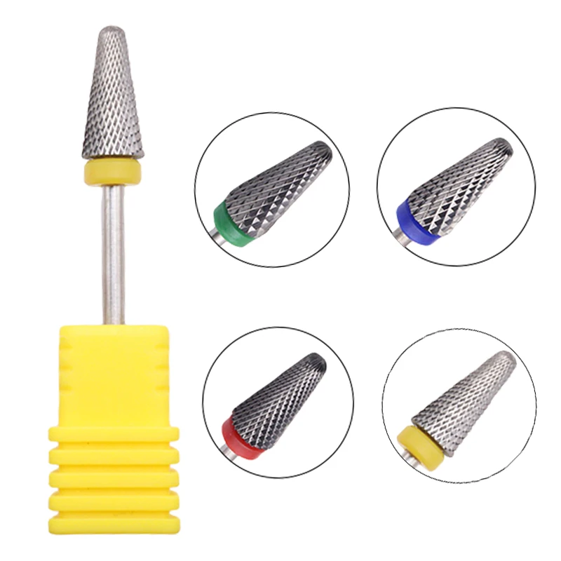 Quality Hot Tungsten Carbide Nail Drill Bit Accessory For Electric Manicure Machine Pro Nail Art Salon Tool Remove Gel