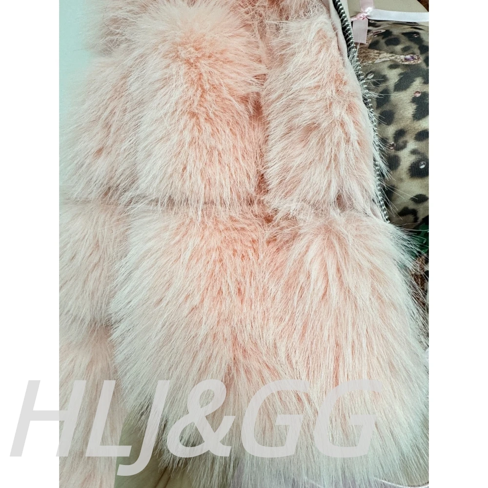 HLJ&GG Winter Neue Pelzmäntel Drei Stück Sets Frauen Langarm Crop Top + Figurbetontes Kleid + Shorts Outfits Mode Y2K Streetwear