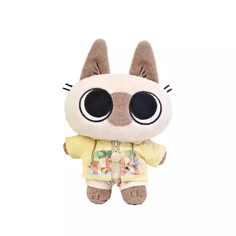 Original Genuine Chu's Story AZUKISAN Siamese Cat Cartoon Anime Figure Stuffed Plush Doll Toys Super Cute Birthday Gift