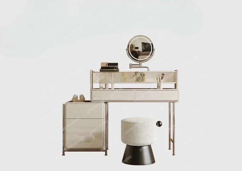 A chest Integrated Dresser Light Luxury High-end Master Bedroom Simple Modern Small Apartment Makeup Table