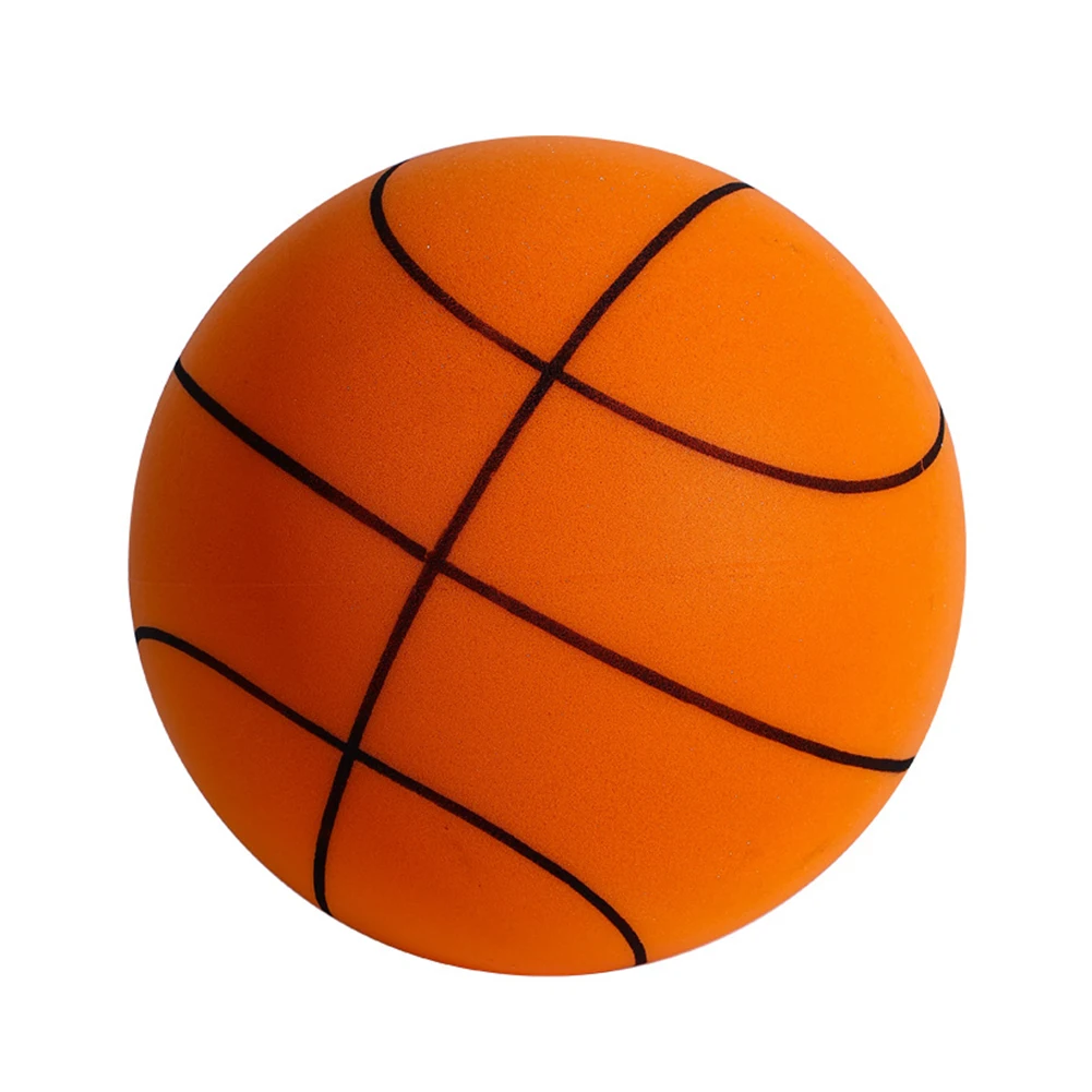 18/21/24cm No Noise Basketball Size 3/5/7 Silent Basketball Dribbling Training Basketball Bouncing for Indoor Activities