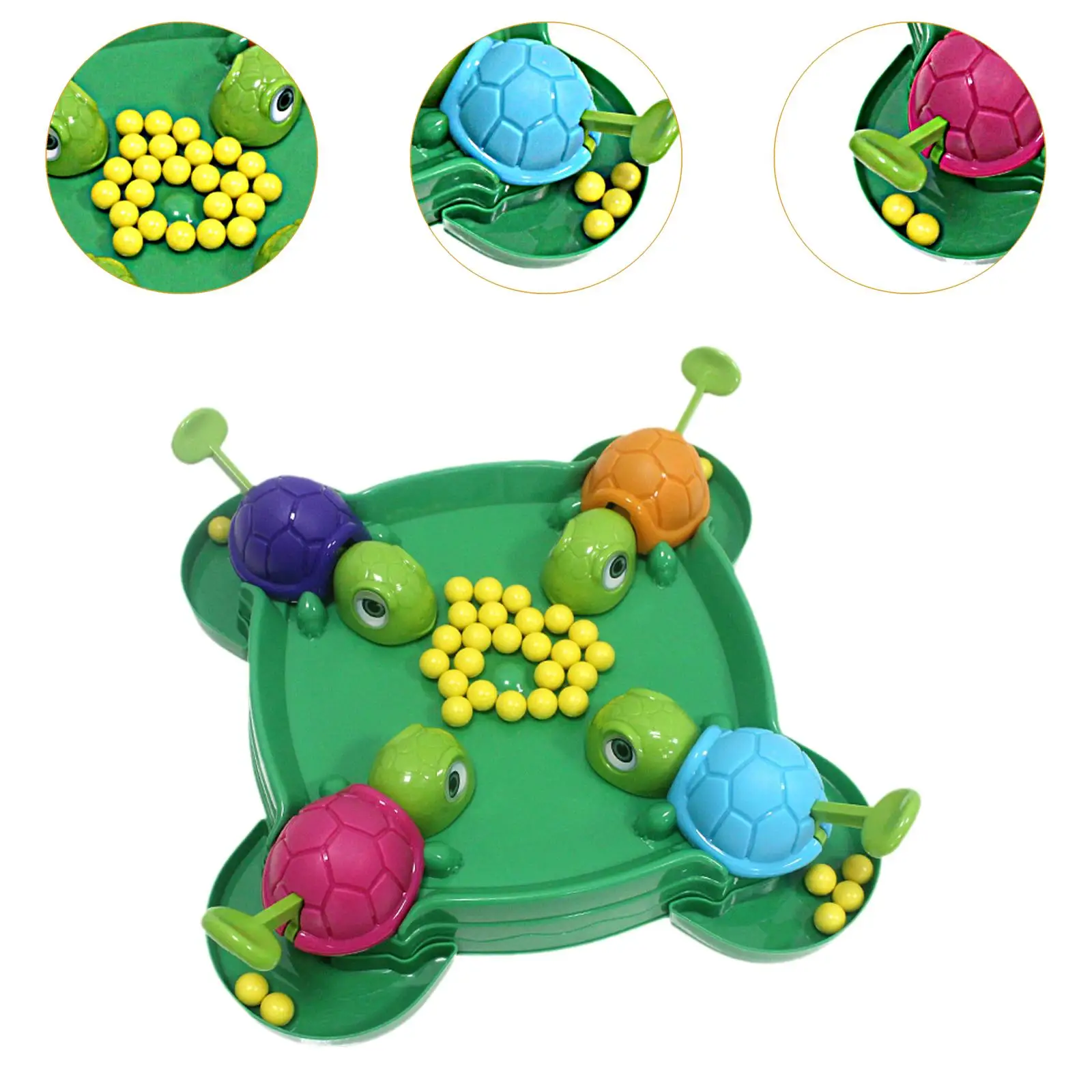 Turtle Board Games Pea Eating Table Game Kids Educational Interactive Learning Sensory Toy Party Games Children Birthday Gifts