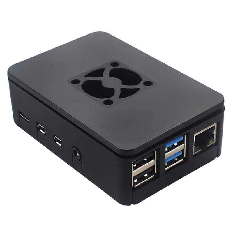 

Для корпуса Raspberry Pi 4B с охлаждающим вентилятором, радиаторами из АБС-пластика, защитный корпус