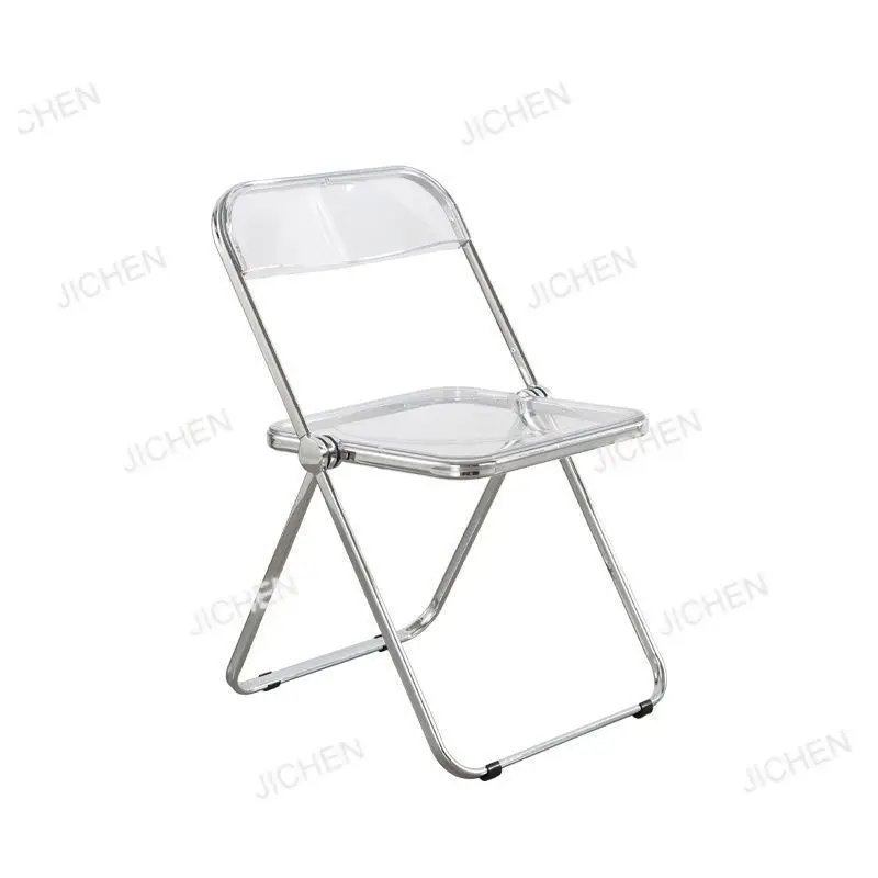

modern home dining chair little red book transparent acrylic chair clothing cosmetics store explosion folding chair metal
