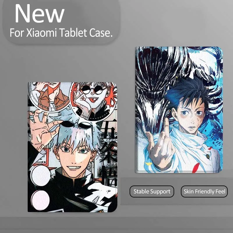 Manga J-Jujutsus K-Kaisens For Xiaomi Redmi Mi Pad 4 5 6 7 8 K SE Mini Pro Plus Max 10.1 11.2  inch Tablet Case
