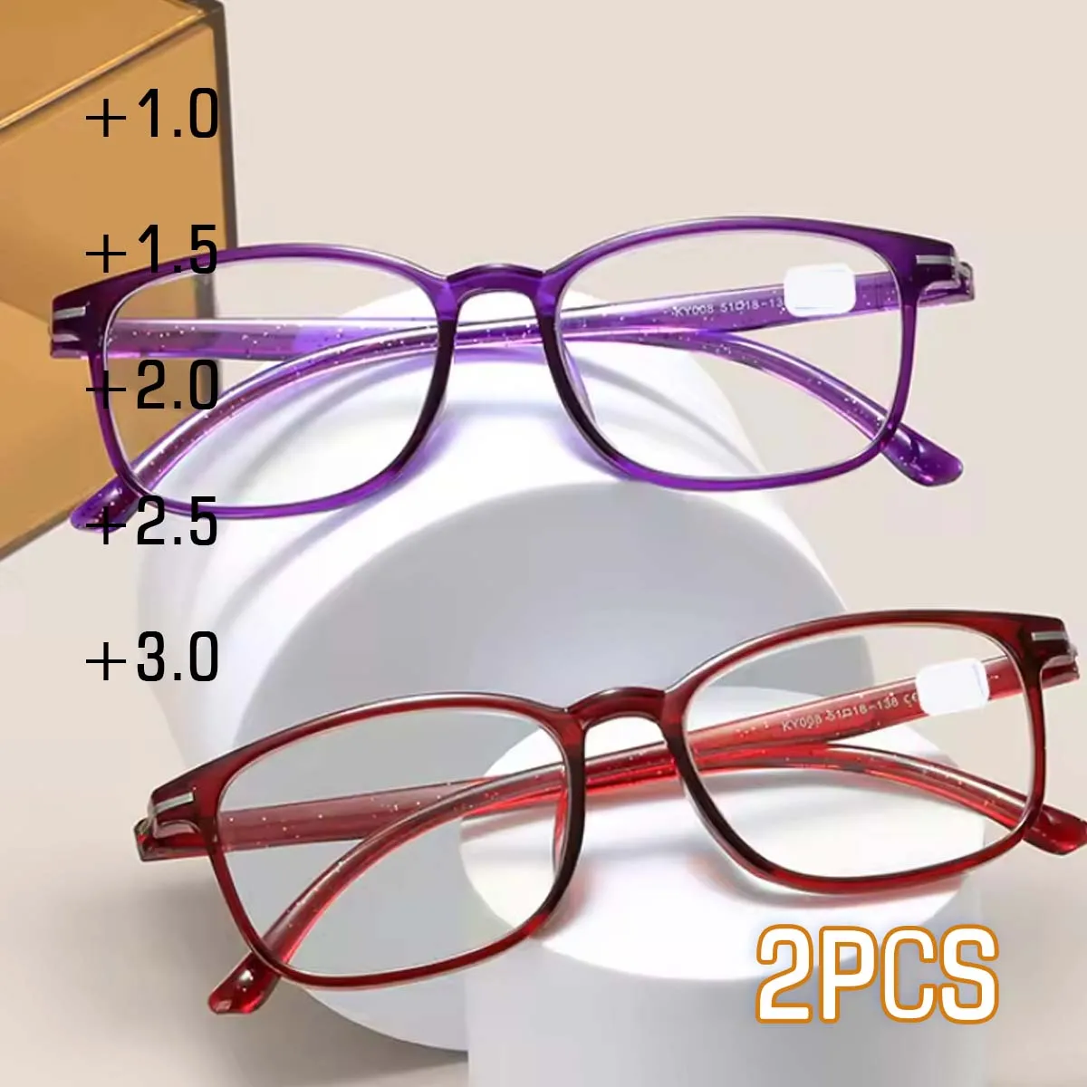 Neue Lesebrille für Männer und Frauen, Anti-Blaulicht-Presbyopie-Brille, Anti-Ermüdungs-Computerbrille mit +1,5 +2,0 +2,5 +3,0 L10