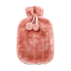 Insulated Hot Water Bottle Covers Faux Plush Fur Cover For 2 Liter 2000 Ml Hot Water Bottle Covers Insulated Maintain Constant