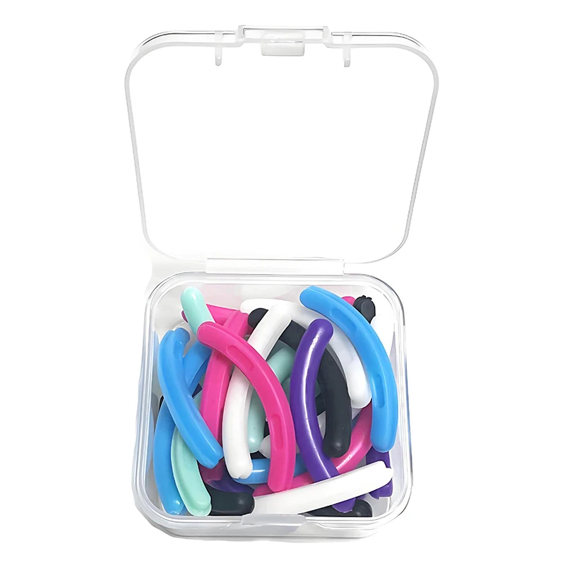 Eyelash Curler Refills Hypoallergenic Soft Rubber Pad For Universal Eyelash Curler With Storage Box  Anti-Slip Design