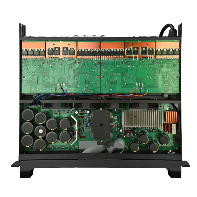 Paulkitson fp10000q 2500w amplificador de potência profissional de 4 canais para subwoofer e linha array amplificador de alto-falante 1350w 8ohms