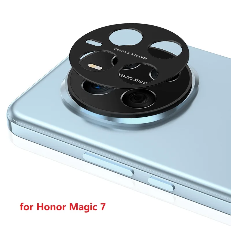 Para Honor Magic7 RSR Porsche Design 7 6 Pro 6 Lite Ultimate cámara bisel cubierta de marco de Metal película hueca Protector de lente tapa Stick