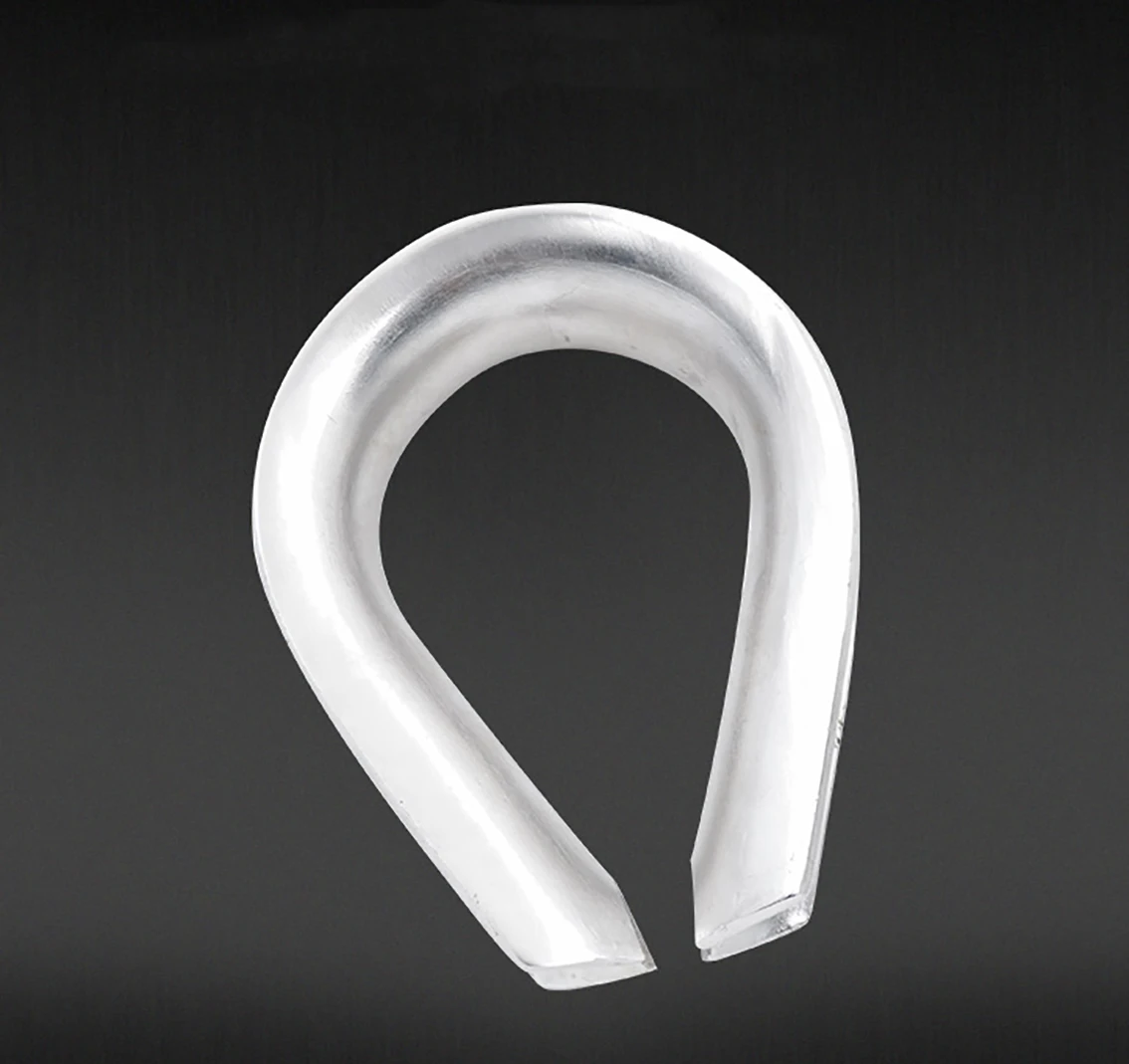 M1.5-M32 Thimbles แหวน Clamp 304สแตนเลสสามเหลี่ยมหัวใจไก่แหวนสายเชือก Clamp อุปกรณ์ป้องกัน