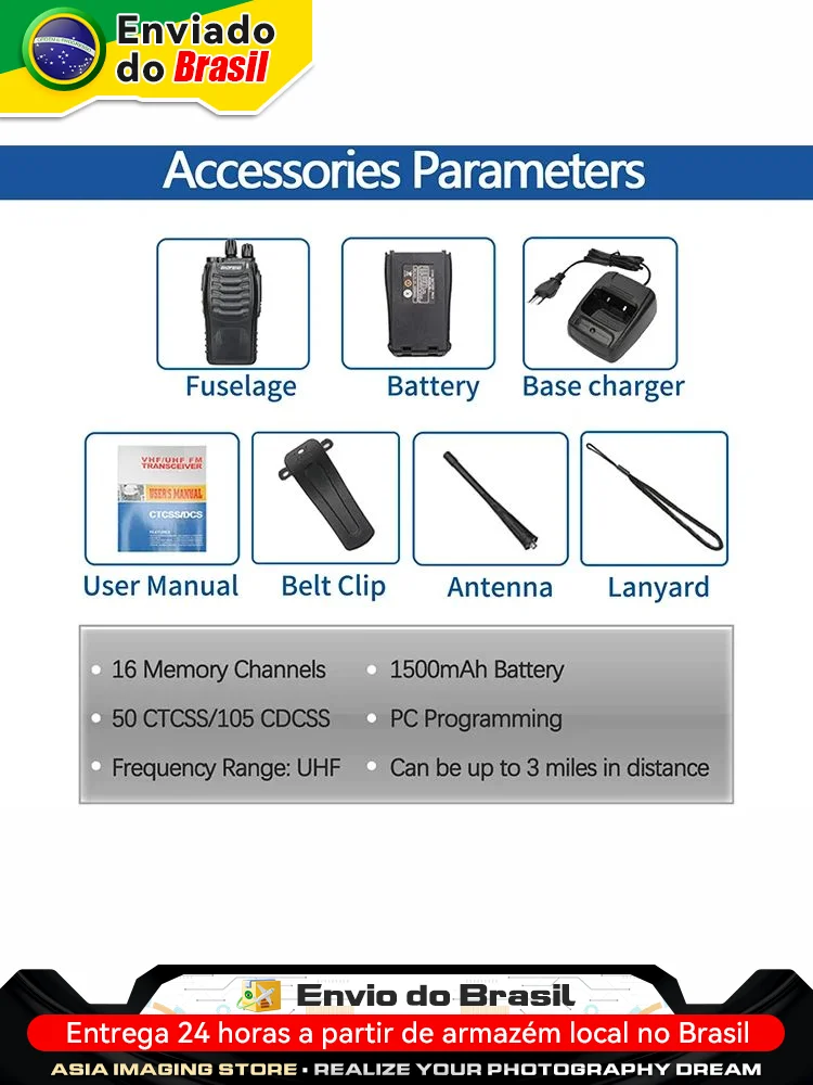 1/2 PCS Baofeng BF 888S Walkie Talkie UHF 400 470 MHz 888 s Lange Afstand Twee Manier Ham radio Transceiver voor Jacht Hotel