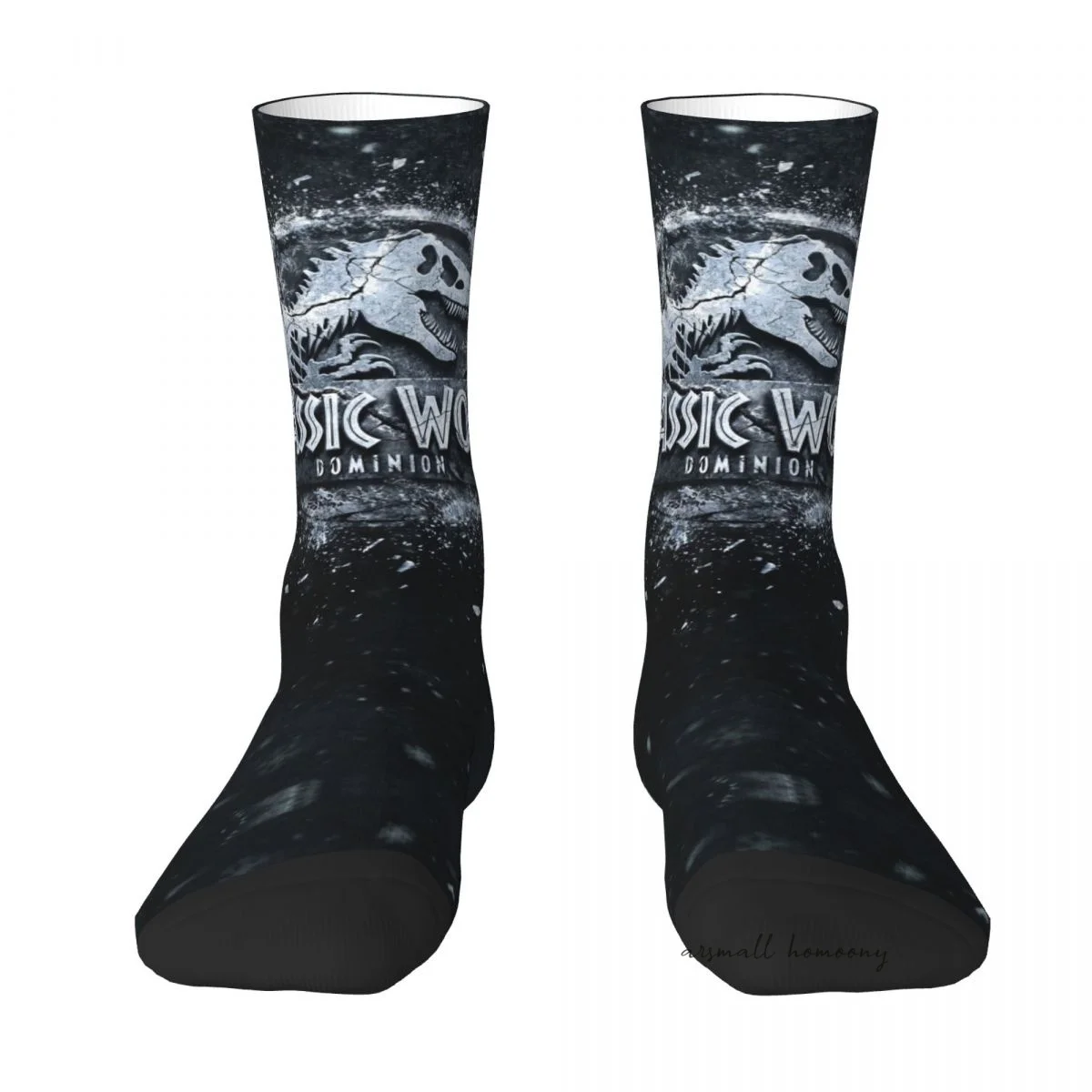 

Jurassic Park Comfortable Adult Socks with Eye-catching 3D Printed Patterns Ideal for Everyday Wear