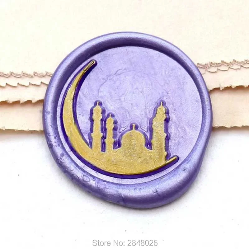 Halal Emblem Seal Stamp,Muslim  stamp,party Wax Seal Stamp Kit,wedding invitation s,gift packing