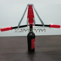 Portable Manual Double Lever Hand Corker Wine Bottle Corker for Homebrew Wine Making Equipment Sealing Machine Hand Tools