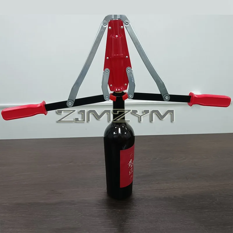 Portable Manual Double Lever Hand Corker Wine Bottle Corker for Homebrew Wine Making Equipment Sealing Machine Hand Tools