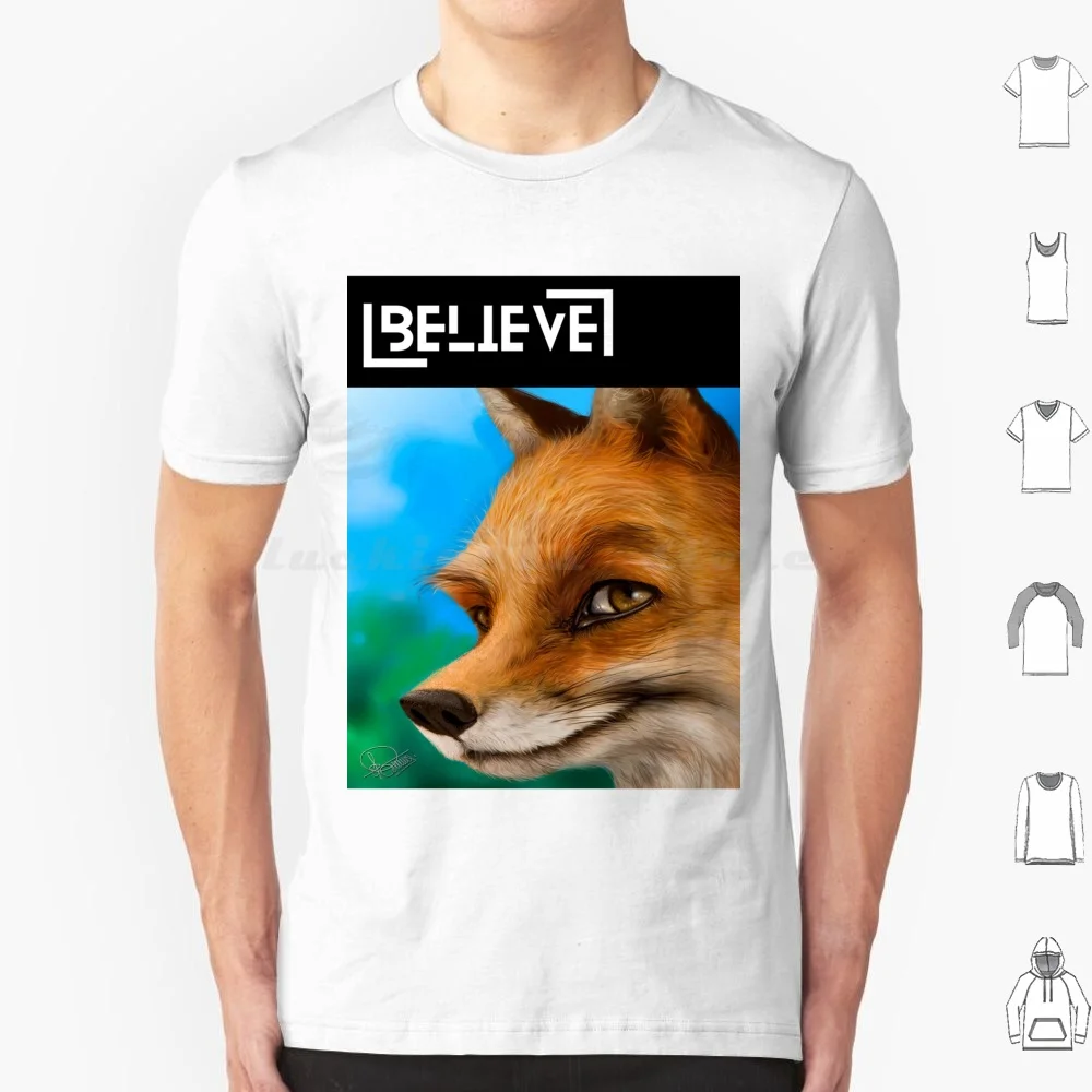 Camiseta de algodón para hombre y mujer, camisa con estampado de zorro, bonita e inteligente