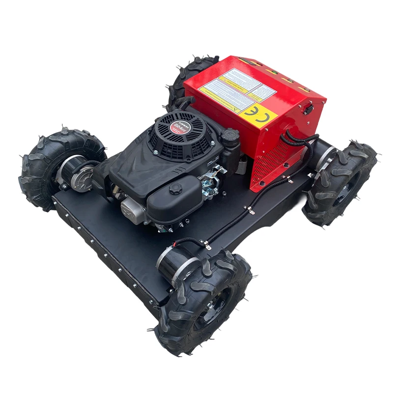 STLF Remote Controlled 550mm Four-Wheel Lawn Mower  Lawn Mowers Automated Lawn Mower