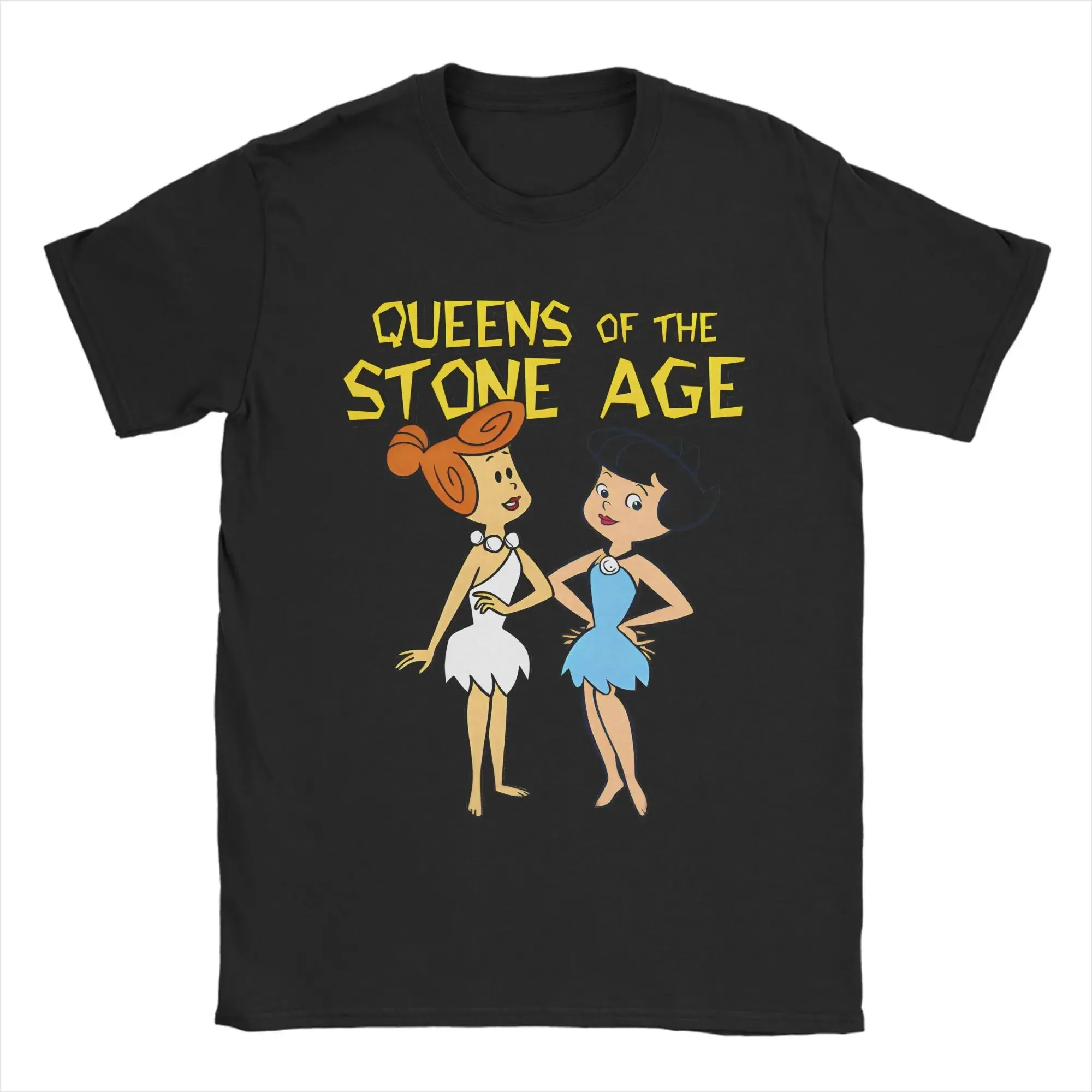 ملكات الحجر العصر تي شيرت شعبية تي شيرت قصير الأكمام الشارع الشهير بلايز الشاطئ 100 القطن القطن الأكثر مبيعا الجولة الرقبة