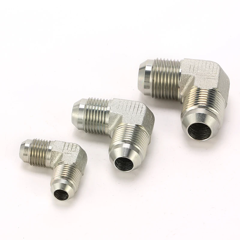 

1J9-06 JIC Male 90° Adapters Pipe Connector Hydraulic Hose Fittings