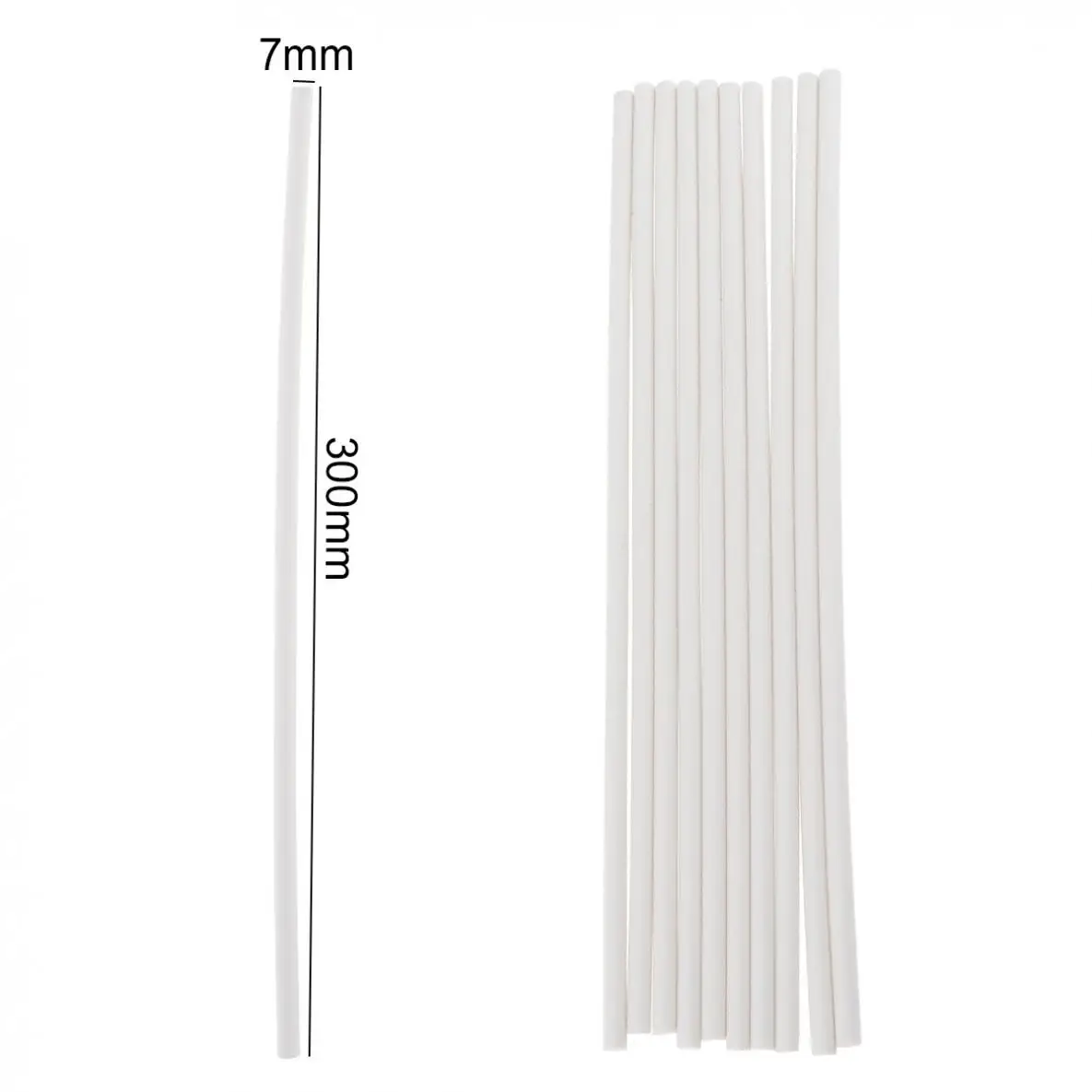10-100 pz bianco Hot Melt colla Stick 7mm x 300mm forte Visco casa strumenti fai da te per accessori di riparazione pistola colla a caldo elettrica