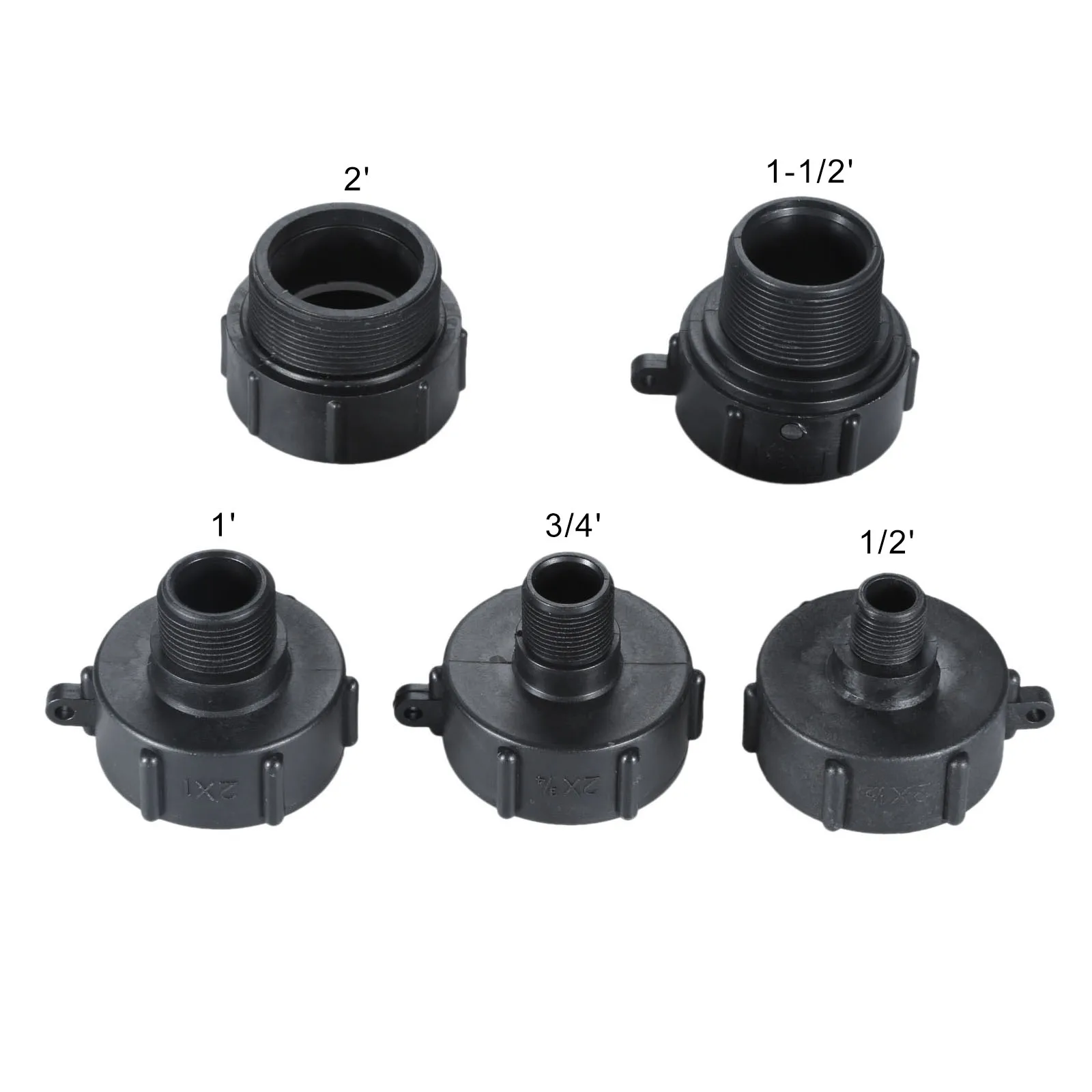 1pc IBC Adapter Connector Water Tank Fitting 2'' Thread Durable Garden Pipe Tap Storage