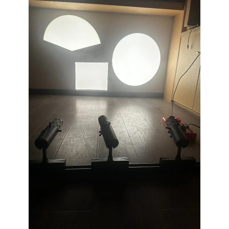 كشاف مسار المتحف أسود أبيض ضوء المسار المغناطيسي 0-10 فولت ذكي دالي ديم #3