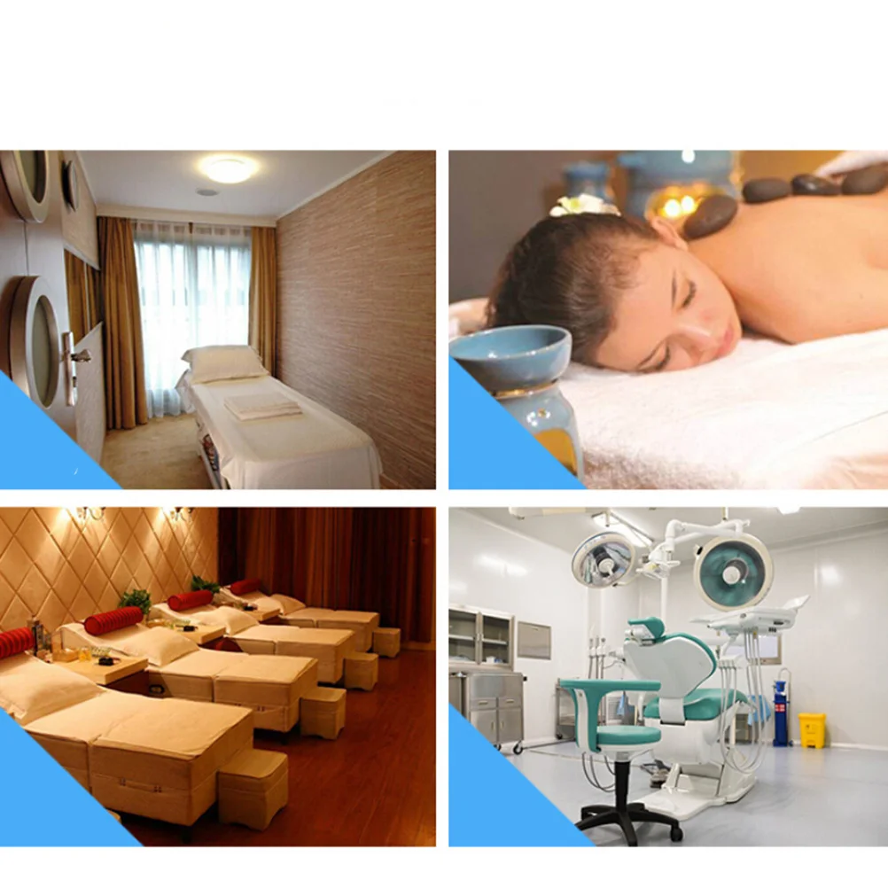 

100 Sheets Non-Woven Disposable Face Hole Pillow Cushion Cover Lightweight Soft Breathable for Spa Massage Beauty Salon Hotels