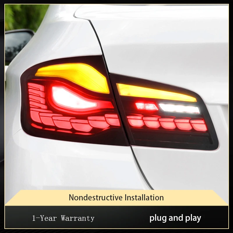 

Car Lights For BMW 5 Series F18 F10 520 525 530 2010-2017 DRL Dragon Scale Style Design Turn Signal Reverse Lamp Accessories