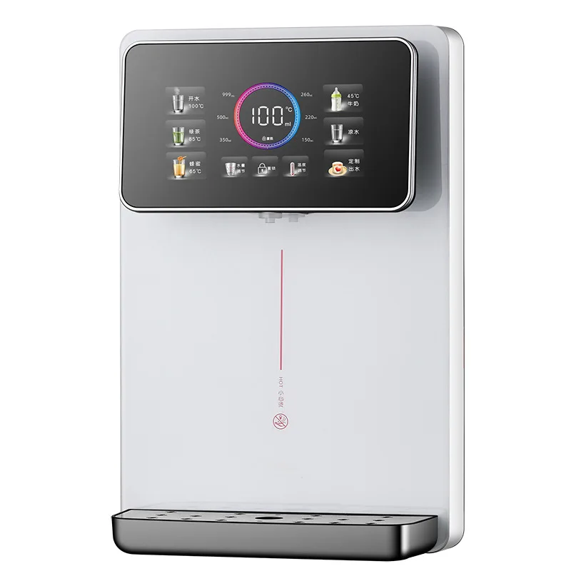 Self-priming bottled water speed, desktop tempered glass ready-to-drink water c