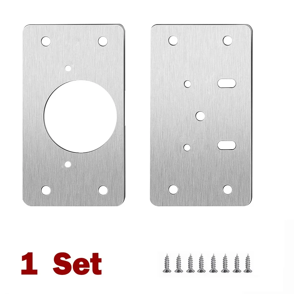 1/2/4/10 paia cerniera piastra di riparazione armadio mobili cassetto tavolo riparazione strumento Hardware cerniera in acciaio inox piastra di fissaggio