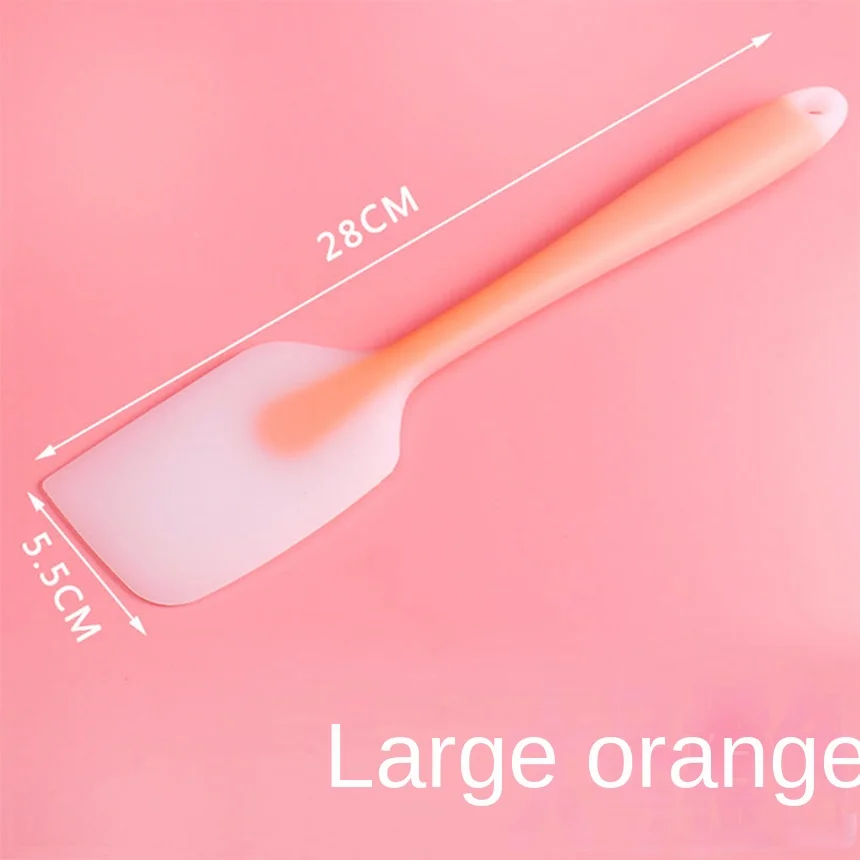 Silicone Spatula Translucent Cake Spatula Cream Blender Knife High Temperature Resistant Kitchen Baking Tool