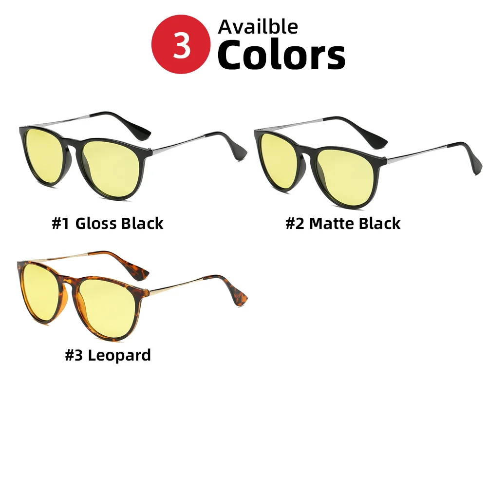 VIVIBEE Photochrome Nachtsichtbrille für dunkles Fahren, für Männer und Frauen, polarisierte Sonnenbrille, UV400, quadratische Farbwechselbrille – Detail 7