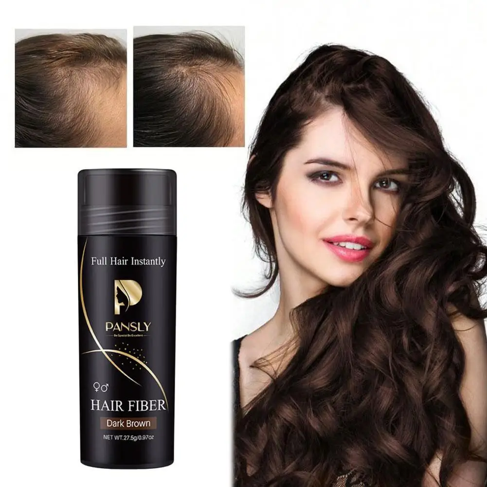 27.5g Hair Building Fiber Natural Keratin Styling Powder Loss Bald Fibre Pack Building Hairline Optimizer Dense 