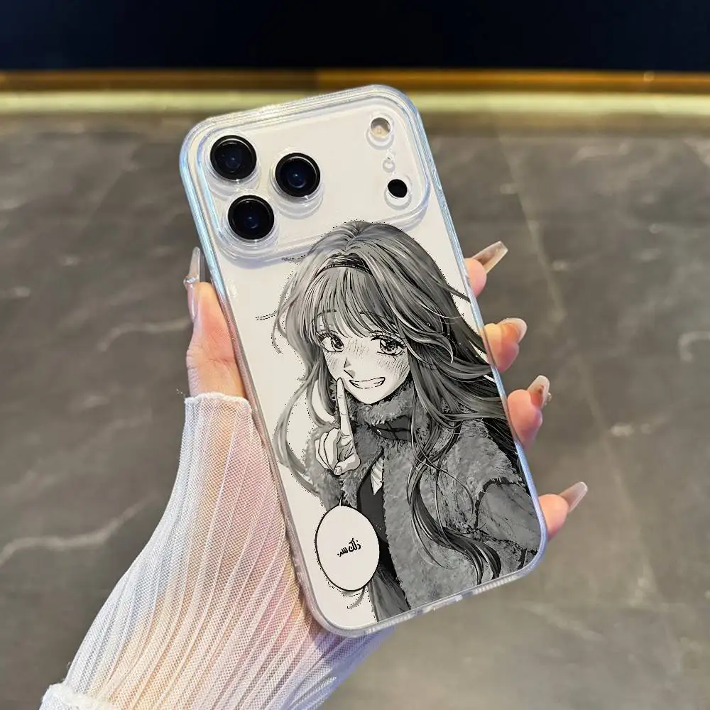 حافظة هاتف K-kaoru Hana Wa Rin To Saku لهاتف iPhone 17,16,15,14,13,12,11 Pro,Max,Plus,X,XS,XR,SE4,E غطاء ناعم شفاف صغير