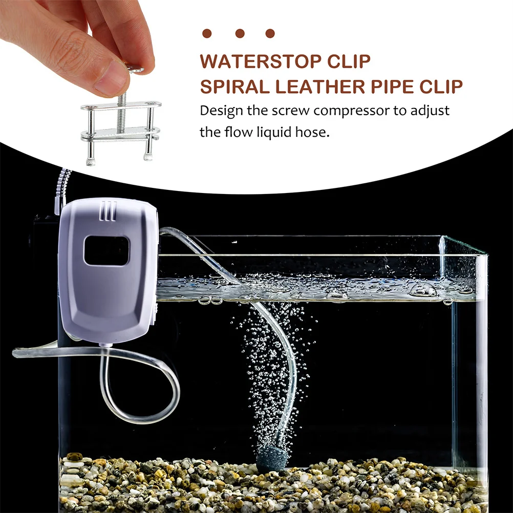 

12Pcs Swivel Screw Adjustable Hose Clamp for Laboratory Flow Control Tubing Clamps Rust Resistant Durable Solid Iron