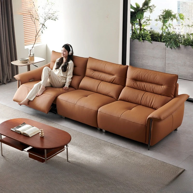 

2 Seats Electric Sofa Loveseat Armrest Design Modern Lounges Recliner Chair Oversized Designer Woonkamerbanken Furniture