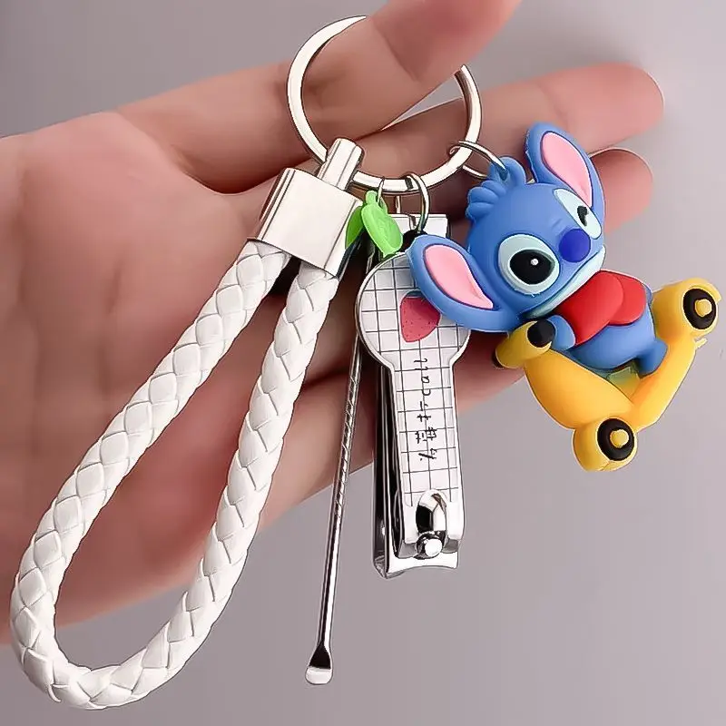 غرزة أرقام سلاسل المفاتيح الحقائب المدرسية حقائب الظهر المعلقات سيارة المعلقات الإبداعية مقصات الأظافر منتقيات الأذن وملعقة مجموعة من قطعتين #5